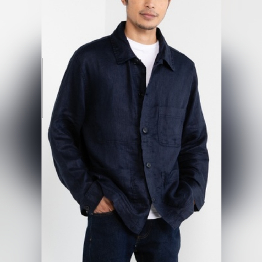 H&M linen chore jacket/shacket